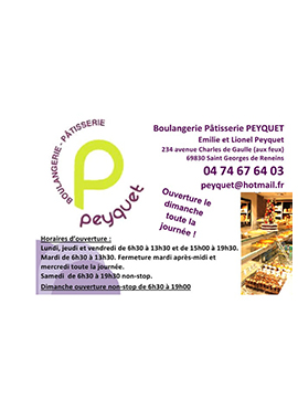 BOULANGERIE PEYQUET